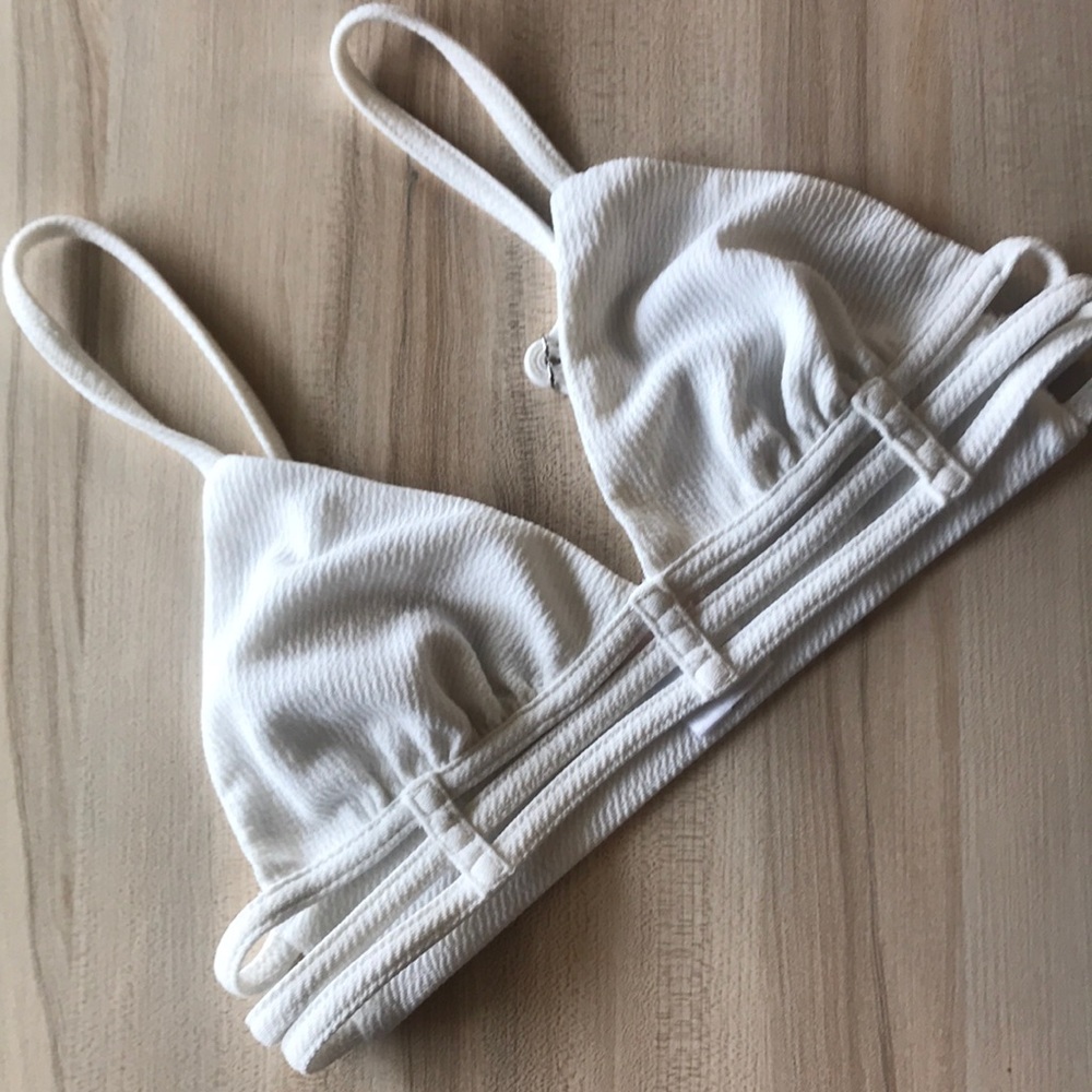 White bralette